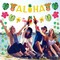 Hawaiian Aloha Party Decorations - Gold Glittery Aloha Banner for Hawaii Tropical Luau Themed Party Supplies